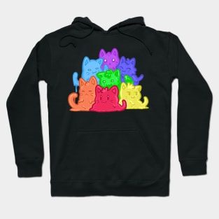 Jelly Cats Rainbow Hoodie